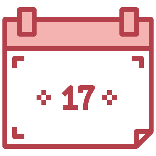 Calendar Surang Red Icon