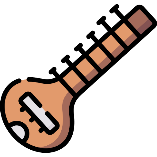 sitar icono gratis