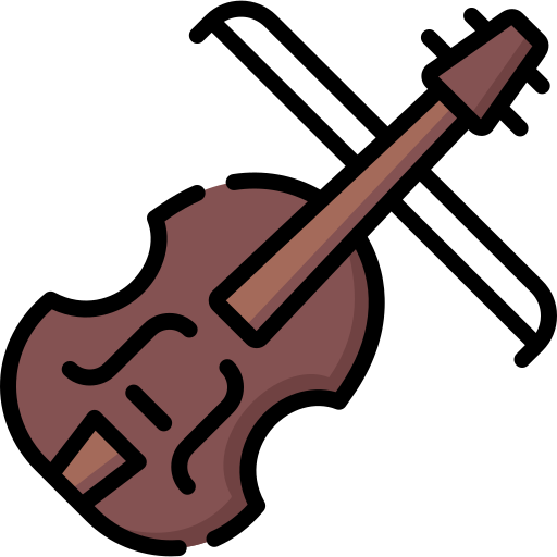 violín icono gratis