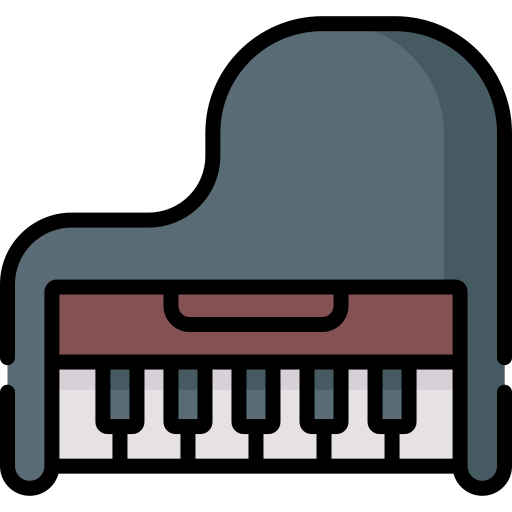 piano de cola icono gratis