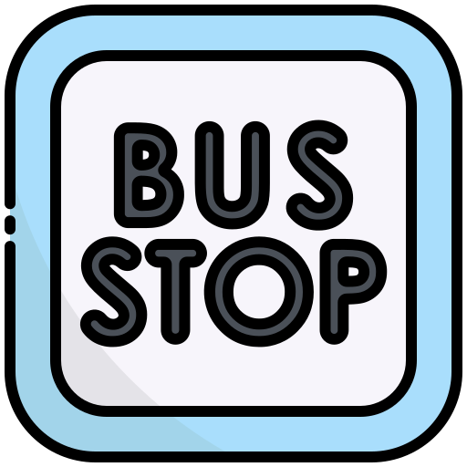 Bus stop free icon