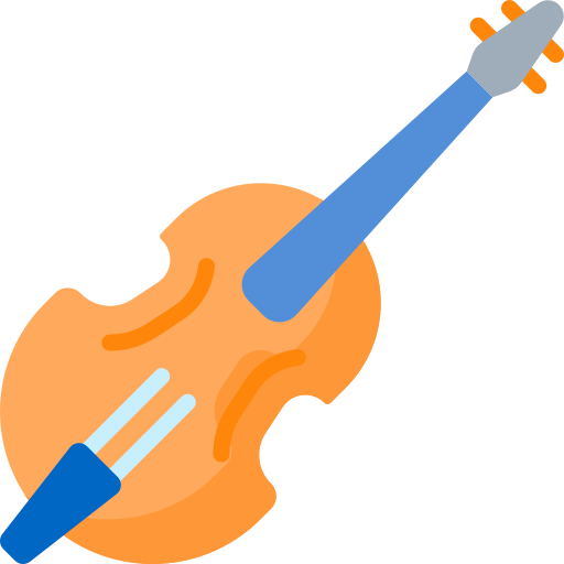 violín icono gratis