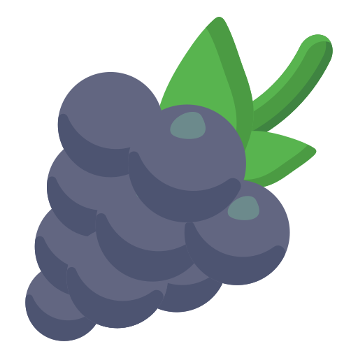 Blackcurrant Generic Flat Icon