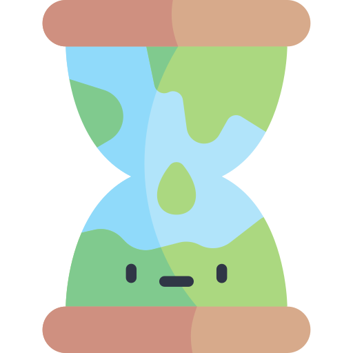 hora terrestre icono gratis