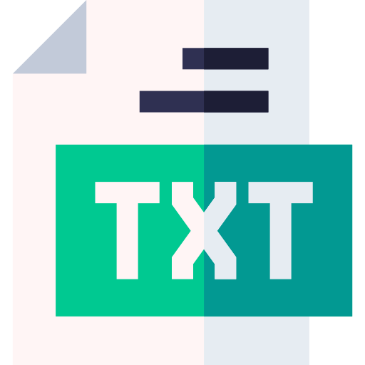 txt icono gratis