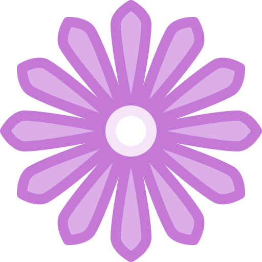 Flower Detailed color Lineal color icon