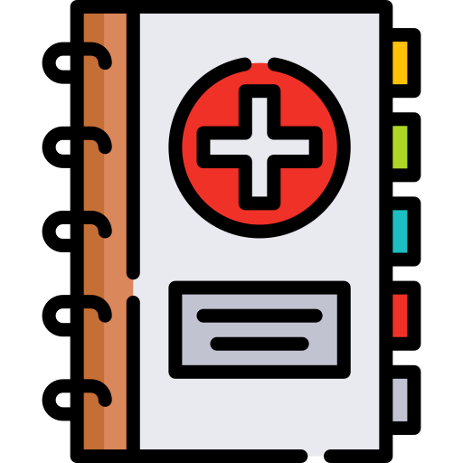 Medical record Special Lineal color icon