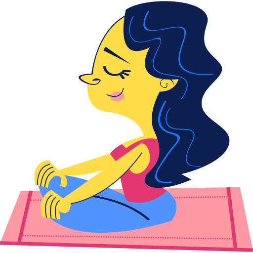 yoga gratis sticker