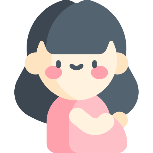 Pregnant Kawaii Flat icon