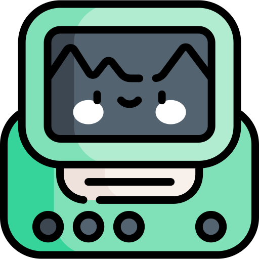 Monitor Kawaii Lineal color icon