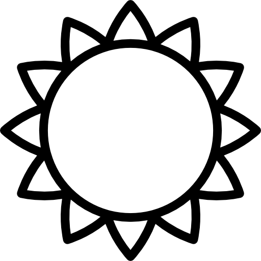 Sun free icon