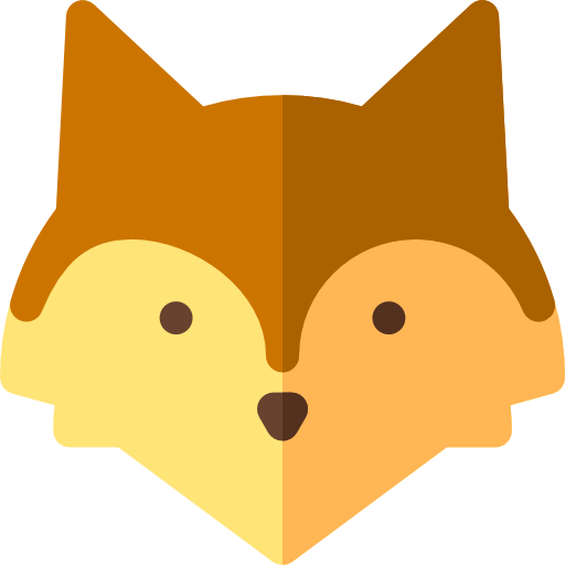 Wolf Basic Rounded Flat icon