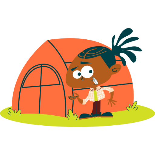Camping free sticker