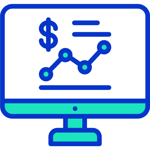 reporte de negocios icono gratis