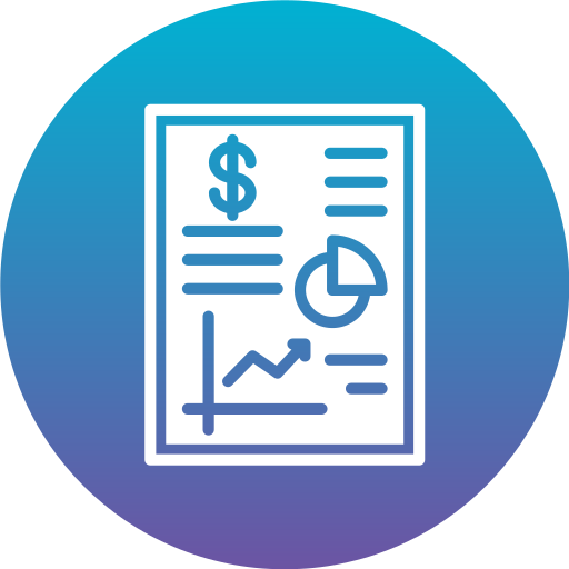 Business report Generic Flat Gradient icon