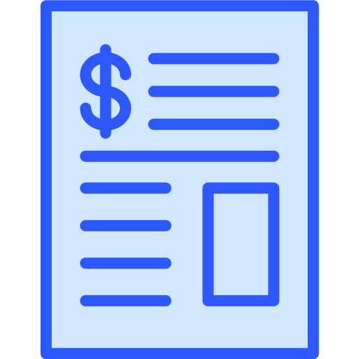 Business report Generic Blue icon