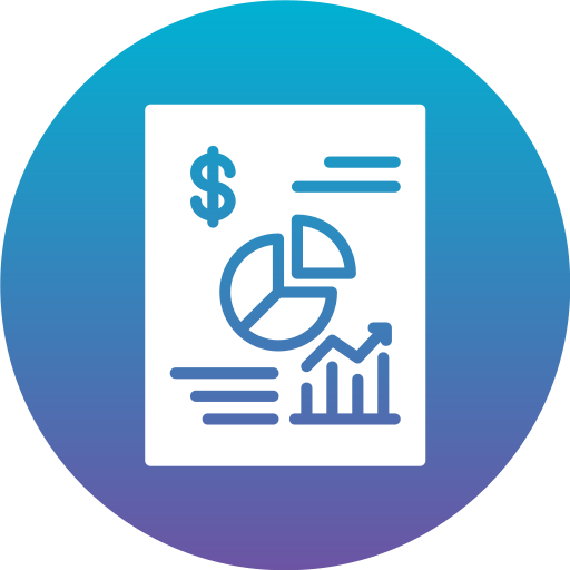 Business report Generic Flat Gradient icon