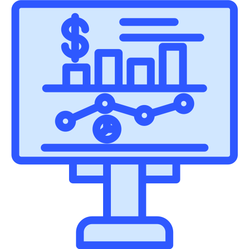 Business Report Generic Blue Icon