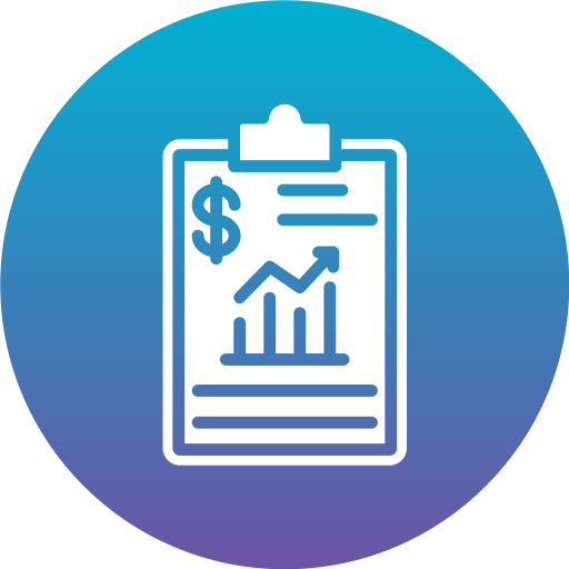 Business report Generic Flat Gradient icon