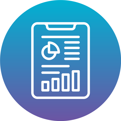 Business report Generic Flat Gradient icon