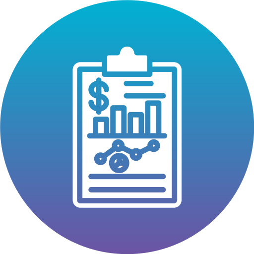 Business report Generic Flat Gradient icon