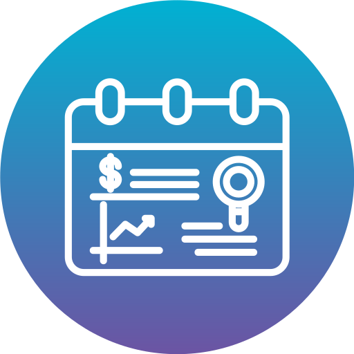 reporte de negocios icono gratis