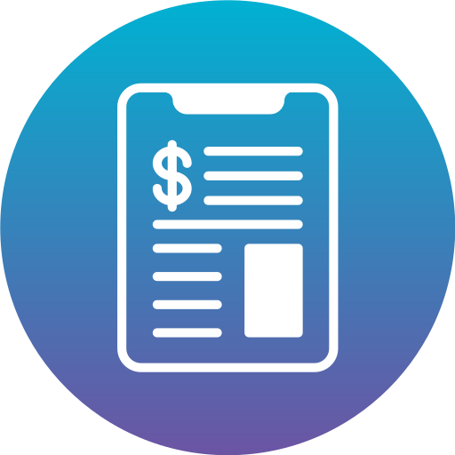 reporte de negocios icono gratis