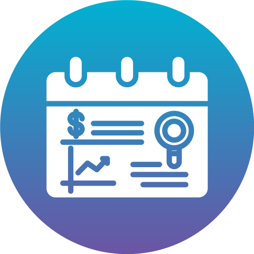 reporte de negocios icono gratis