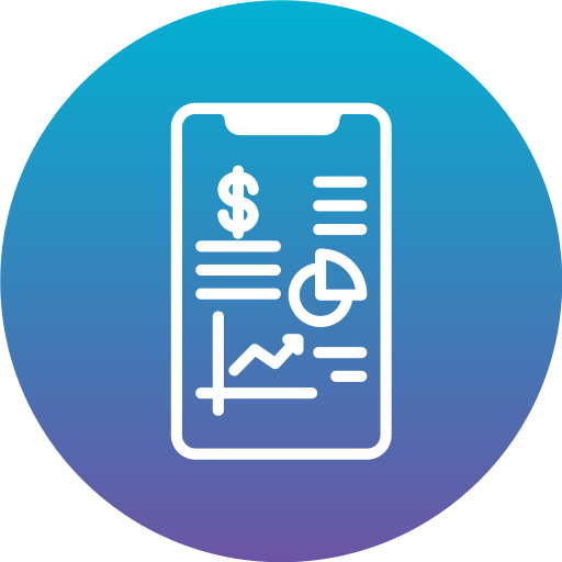 reporte de negocios icono gratis