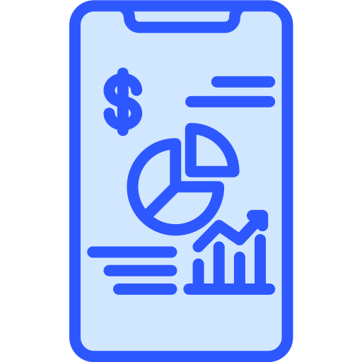 Business report Generic Blue icon