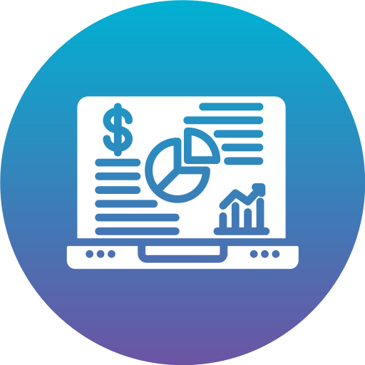 reporte de negocios icono gratis