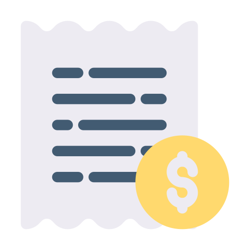 Invoice Generic Flat icon