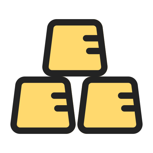 Золотые слитки бесплатно иконка