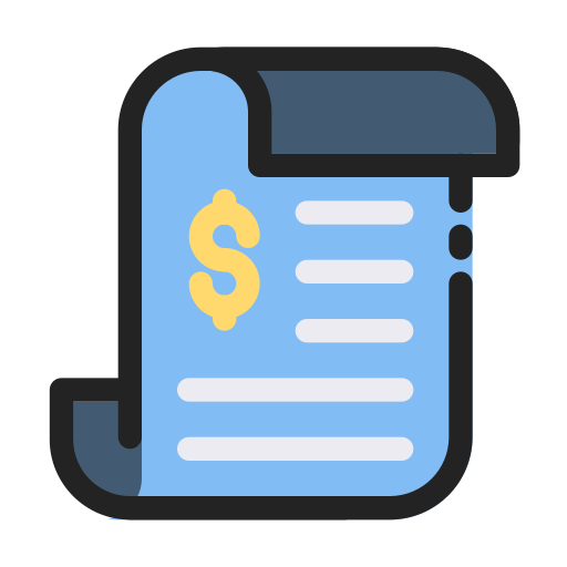 Invoice Generic Outline Color icon