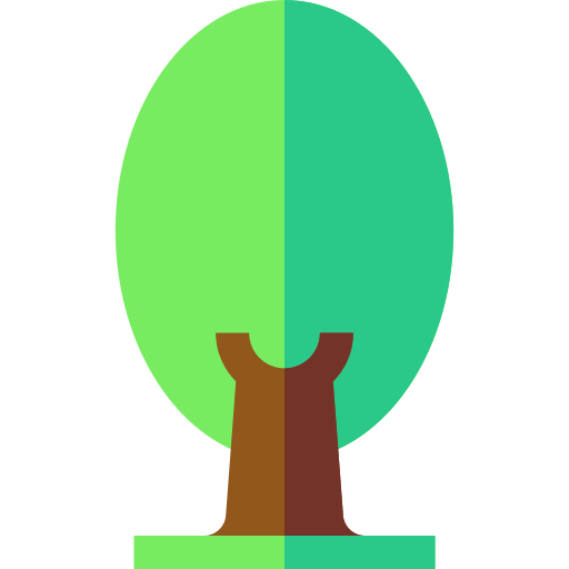 Tree Basic Straight Flat icon