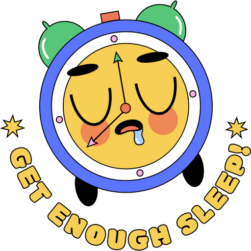 dormir gratis sticker