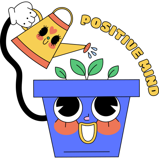 mentes positivas gratis sticker