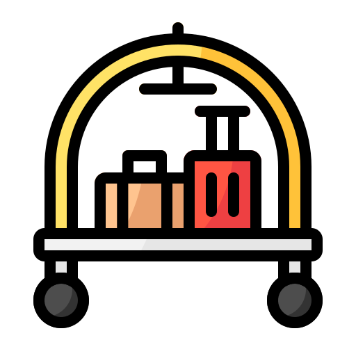 Luggage Generic Outline Color icon