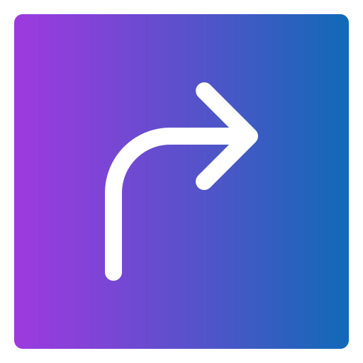 Turn right free icon Turn right free icon