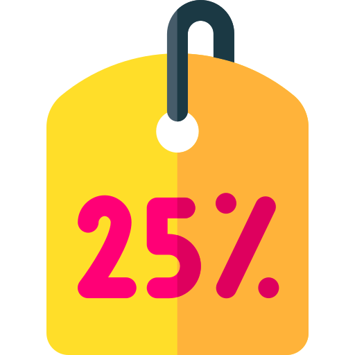 25-percent-basic-rounded-flat-icon