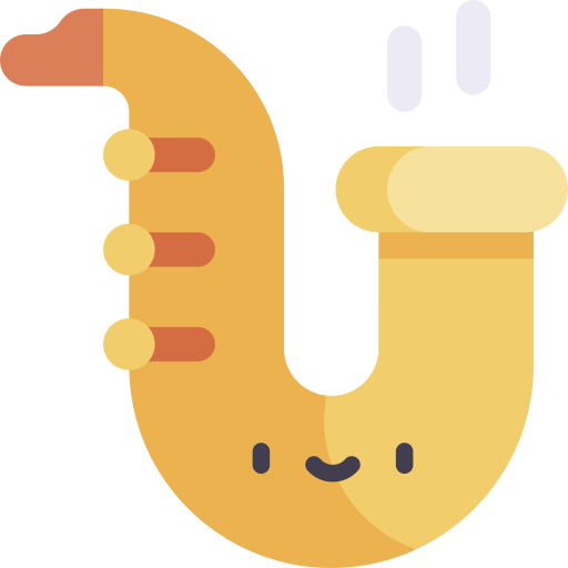 saxofón icono gratis