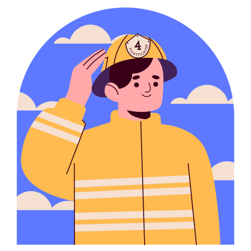 Firefighter free sticker Firefighter free sticker
