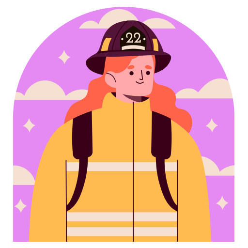 bombero gratis sticker