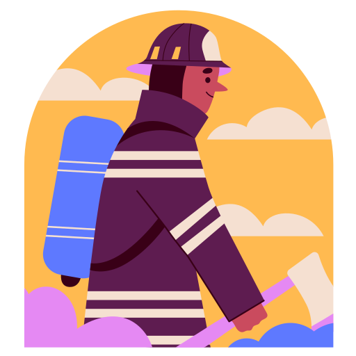 Firefighter free sticker Firefighter free sticker