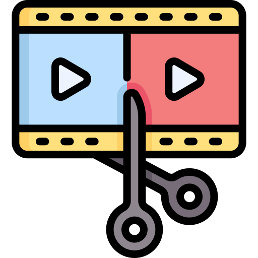 Editor de vídeo - ícones de ferramentas de edição grátis