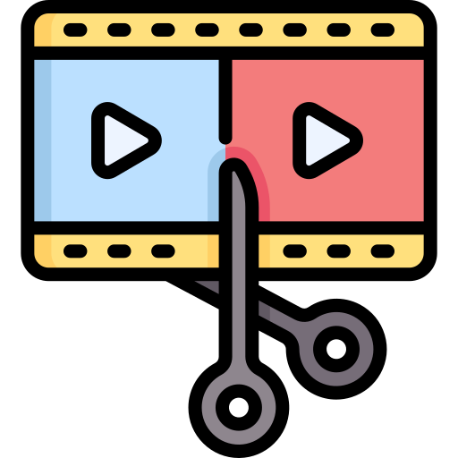 Video Editor Vector Design Images, Video Editor Icon Design, Video Editor,  Video Editor Icon, Video Editing PNG Image For Free Download