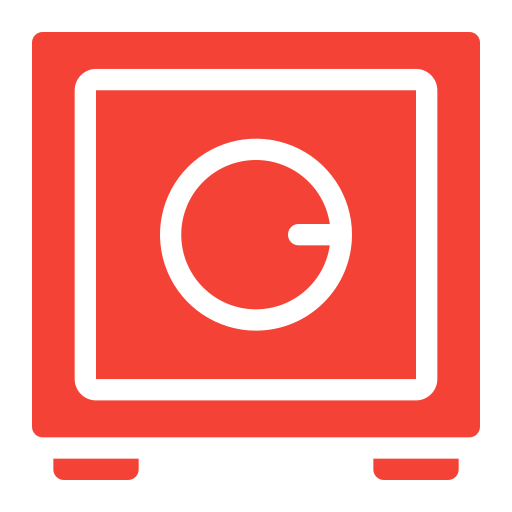 caja de seguridad icono gratis