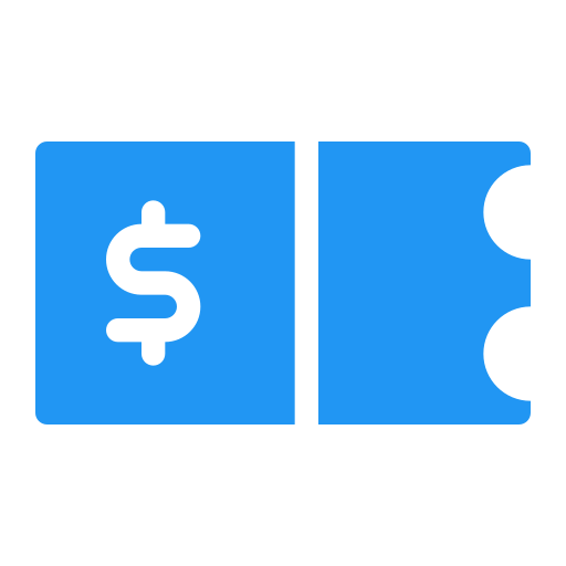 billet Icône gratuit billet Icône gratuit