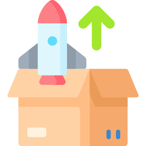 lanzamiento del producto icono gratis