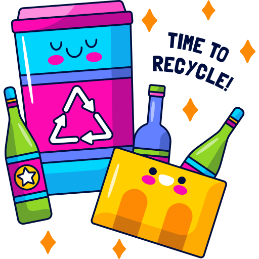 recycler gratuit sticker
